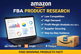 find winning amazon fba products with low competition and high profit margin