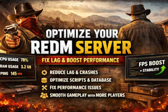 optimize your redm server performance and fix lag issues
