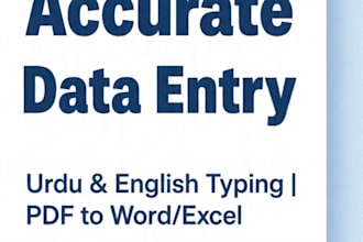 do fast and accurate data entry,