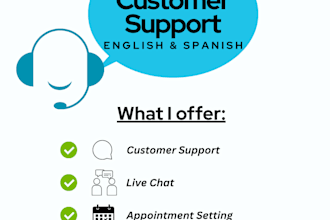 do bilingual customer support and appointment setting