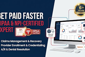 handle medical billing, insurance credentialing and rcm services