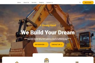 build squarespace general contractor website construction company website