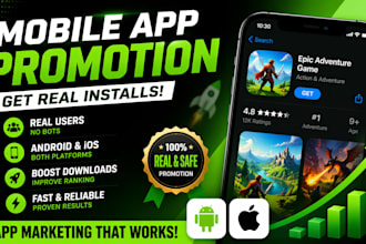 do mobile app promotion get android ios app install game promotion app marketing