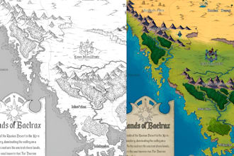 hand drawn map illustratiion fantasy map google