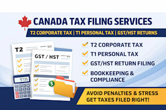 handle canada tax filing cra tax filing t4 tax t2125 self employed and extension