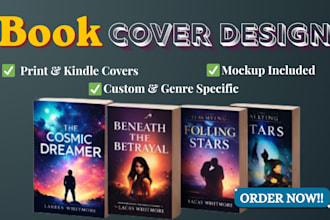 do book design amazon ebook cover, and kindle book cover design KDP cover
