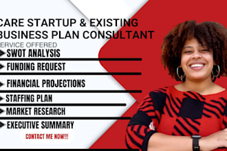 write startups business plan for independent living, healthcare for maryland
