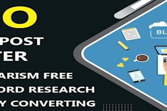 write SEO optimized blog posts using ai and human editing