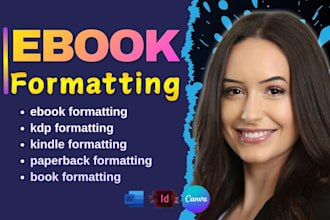 ebook formatting for KDP, kindle, paperback formatting, PDF