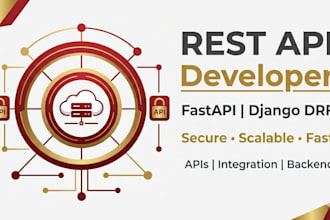 build scalable rest API using django, fastapi or flask