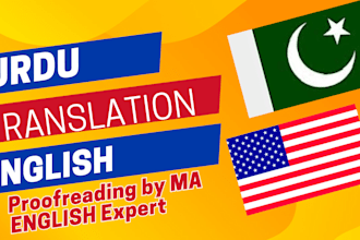 professionally translate urdu to english and english to urdu