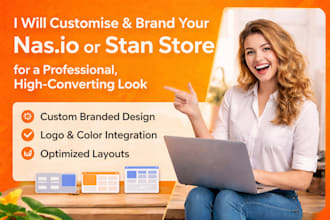 customize and brand your nasio or stan store for a professional look