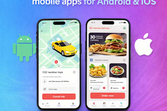 develop a flutter app for android and ios