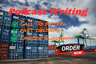write podcast show notes, summary and podcast transcription
