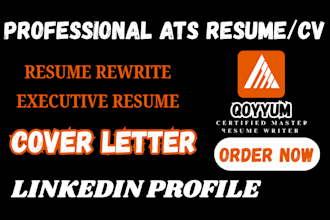 write a professional resume, ats resume and resume writing