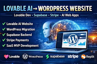 migrate lovable ai base44 website to wordpress lovable ai replit base44 website