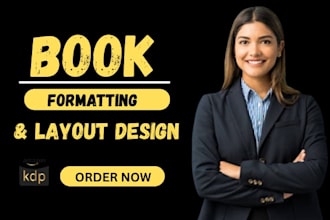 do book layout formatting for book and ebook design