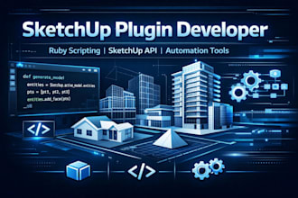 develop sketchup plugin and ruby scripting tools