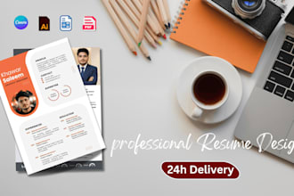 design a professional resume cv for jobs application