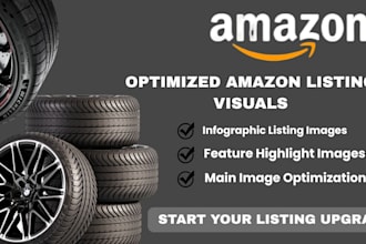 do amazon listing images design, amazon infographics and product listings
