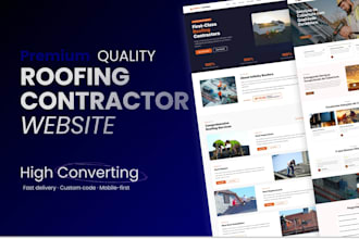 build a roofing contractor website that generates leads