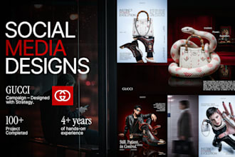 design luxury social media campaigns and ad creatives