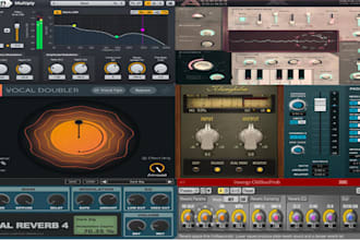 design fully functional gui kit for vst, au, aax plugins and kontakt