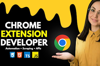 build a custom chrome extension for automation