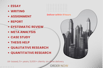 conduct professional research writing and systematic review