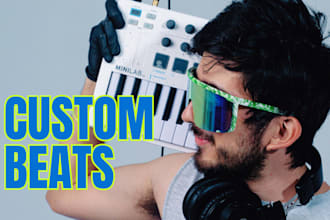 produce a custom beat of rap, pop, latin, afrobeat