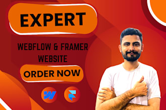 build framer website develop webflow website