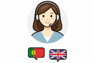 translate english to portuguese and portuguese to english