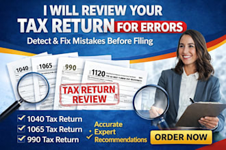 review your tax returns for errors