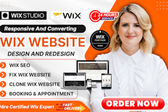 redesign wix website fix wix website, edit, update wix website wix studio design