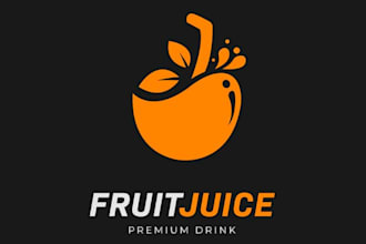 make professional and specially juice bar logo design for your business