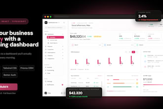 build a stunning nextjs or react website
