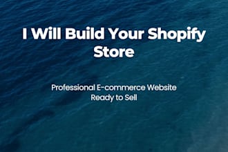 build your shopify store and launch your online business