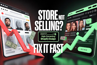 design high converting shopify page builder store and landing pages