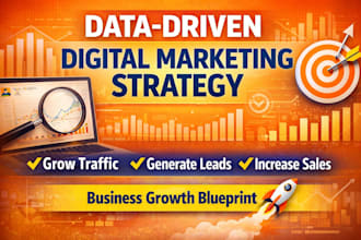 do a marketing strategy, digital marketing plan, growth marketing manager