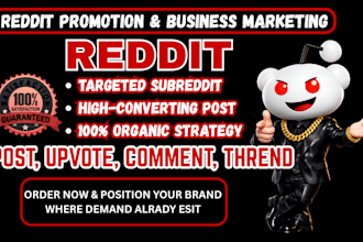 promote reddit SEO backlink post comment for ai app saas company website product