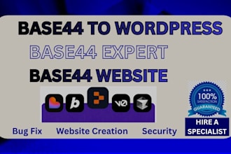 base44 to wordpress integration base44 expert for bug fixing base44 to wordpress