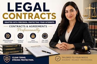 draft legal contracts and agreements professionally