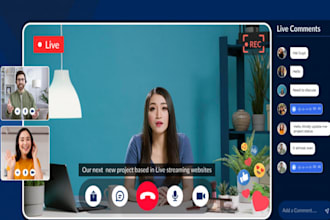build live streaming app, ott platform, live streaming website for multi devices