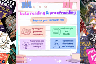 beta read your romance, fantasy, romantasy, horror, queer book