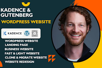 kadence wordpress website using gutenberg, kadence blocks, kadence pro, spectra