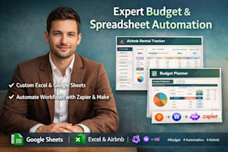 do budget spreadsheet rental service sheet automate zapier airbnb real estate