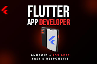 build flutter mobile app with backend API