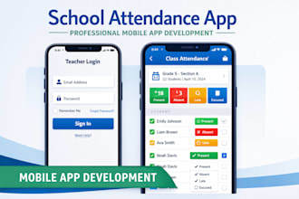 develop a complete school management app for your institute