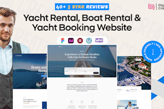 build yacht rental, boat rental, yacht booking and pontoon rental website