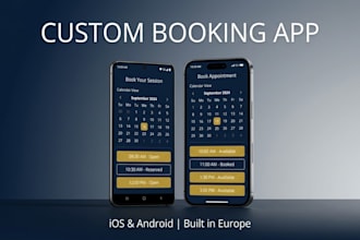 build a custom booking and appointment app for your business